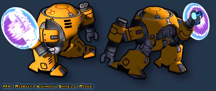 Mr Robot: Asimov Ghost Hack Shield Pose