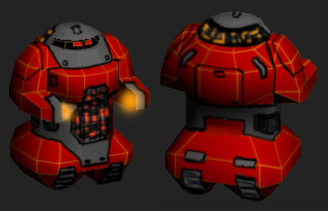 Mr Robot: Patroller Texture design
