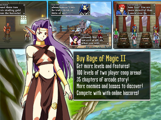 Rage of Magic II: Full Version Features