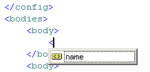 XMLPad Code Completion